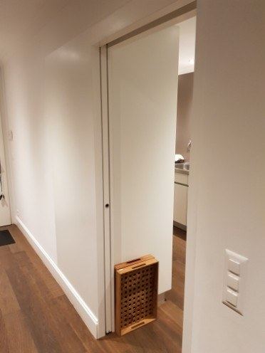Schiebetür in einer Wohnung